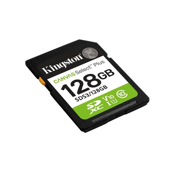KINGSTON CANVAS SELECT PLUS 256GB SDXC Video Class …