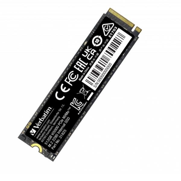 VERBATIM Vi5000 SSD 512GB M.2 NVMe PCI Express …