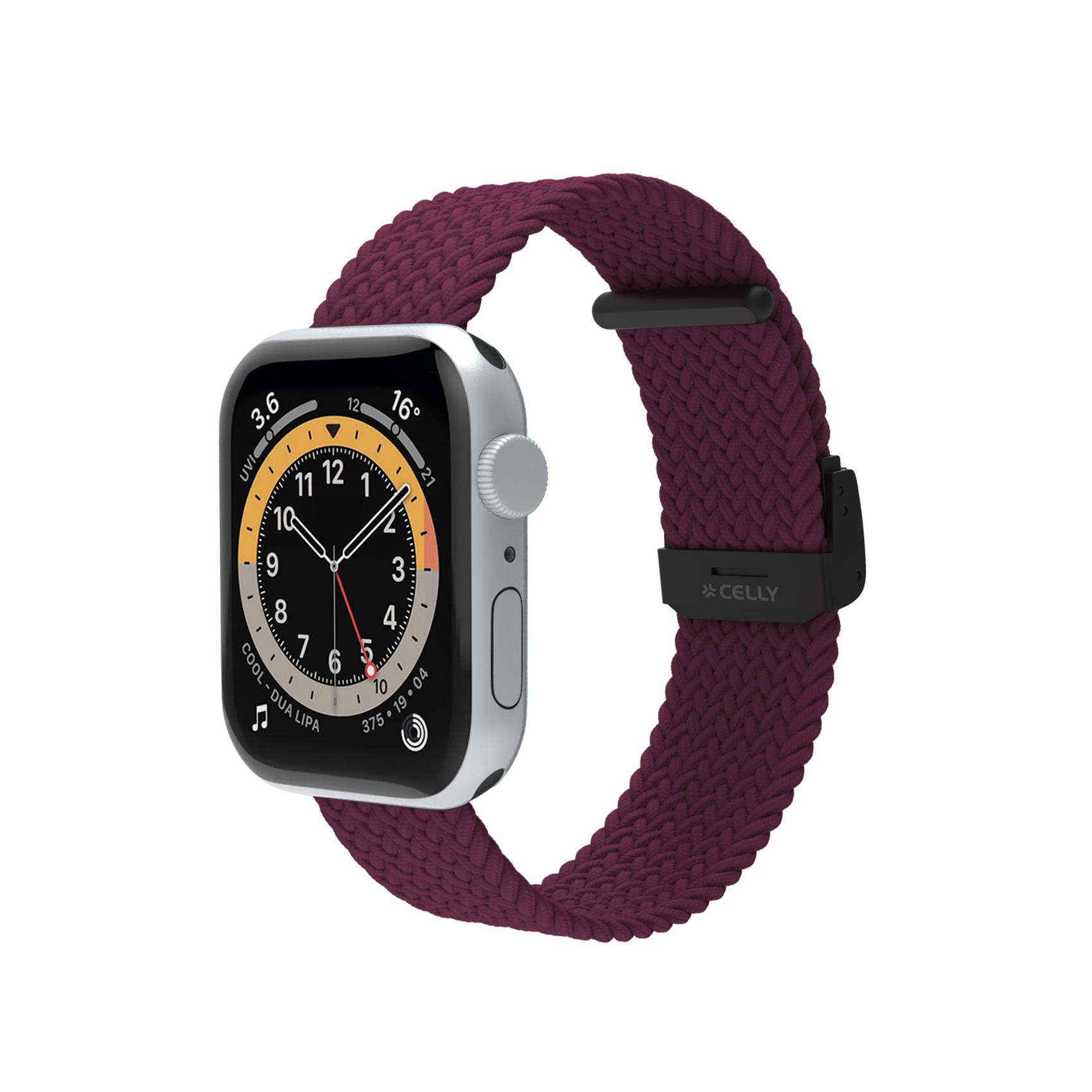 CELLY APPLE WATCH CINTURINO IN TESSUTO INTRECCIATO REGOLABILE …