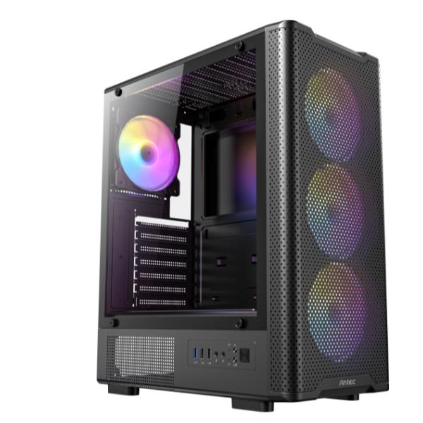 Antec VX-320 ARGB, Midi Tower, PC, Nero, ATX, …