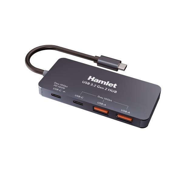HAMLET HUB 4 PORTE USB-A + USB-C + …