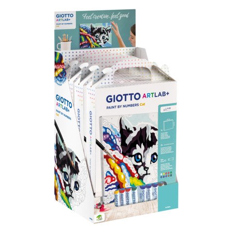 GIOTTO ART LAB NUMBER CAT KIT CREATIVO CON …
