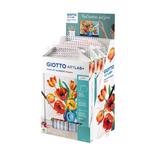 GIOTTO ART LAB NUMBER FLOWERS KIT CREATIVO CON …