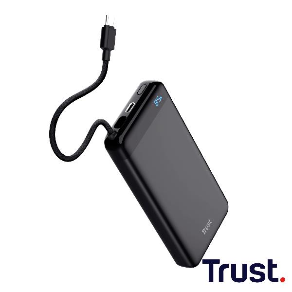 TRUST FIERA 20.000 POWERBANK FIXED CABLE