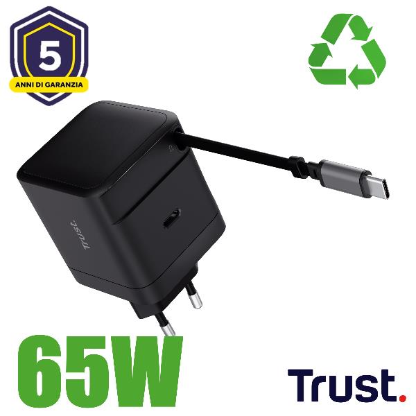 Caricabatteria 65W GaN USB-C - Maxo_Trust