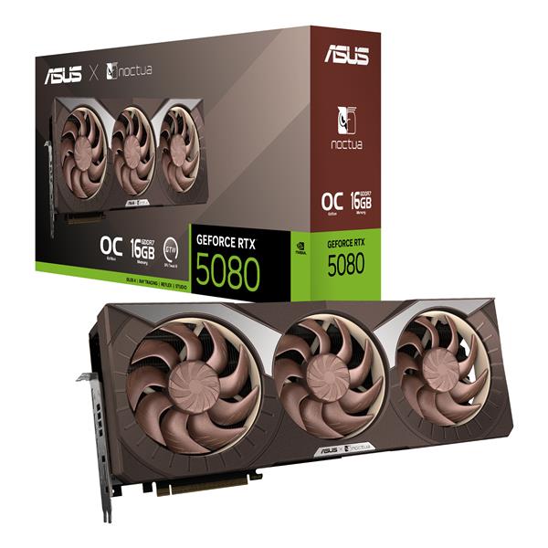 ASUS RTX5080-O16G-NOCTUA, GeForce RTX 5080, 16 GB, GDDR7, …