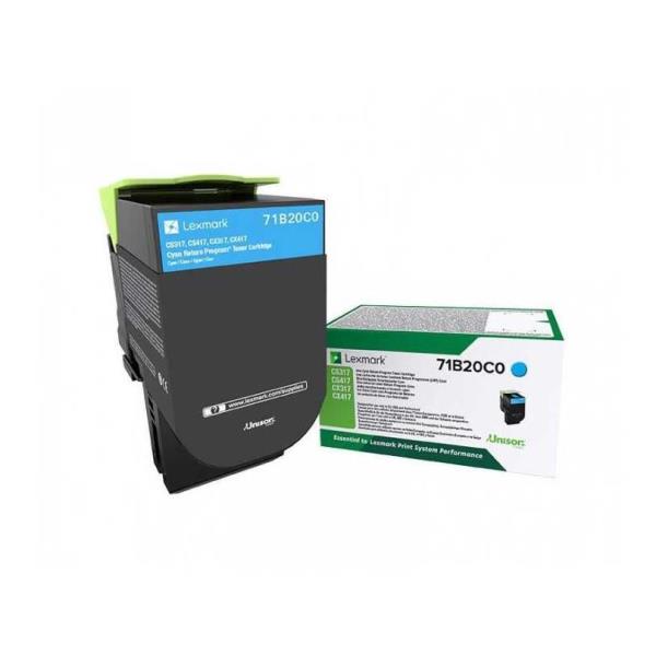 LEXMARK 71B20C0 TONER CIANO PER CS/CX 317/417/517 2300 …