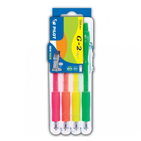 PILOT G-2 NEON PENNA A SFERA TRATTO 0.4 …