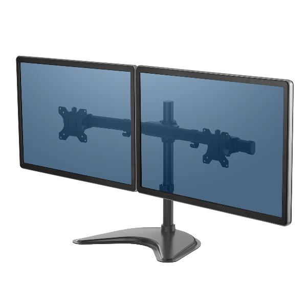 Braccio porta monitor Doppio Freestanding - Fellowes