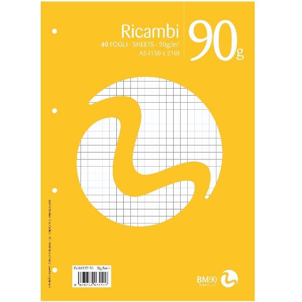 BE MORE RICAMBI NON RINF. A5 90GR R. …