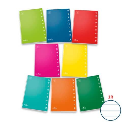 Maxiquaderno Monocromo - A4 - 1 rigo - …