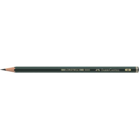 Faber-Castell CASTELL 9000 - Matita - 5B