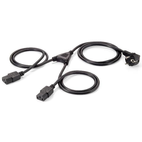 EQUIP POWER CABLE Y-VERION 2 X IEC C13 …
