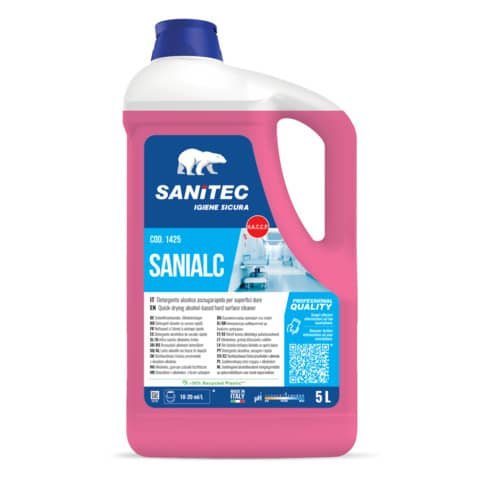 SANITEC SANIALC DETERSIVO DISINFETTANTE A BASE ALCOLICA FLACONE …