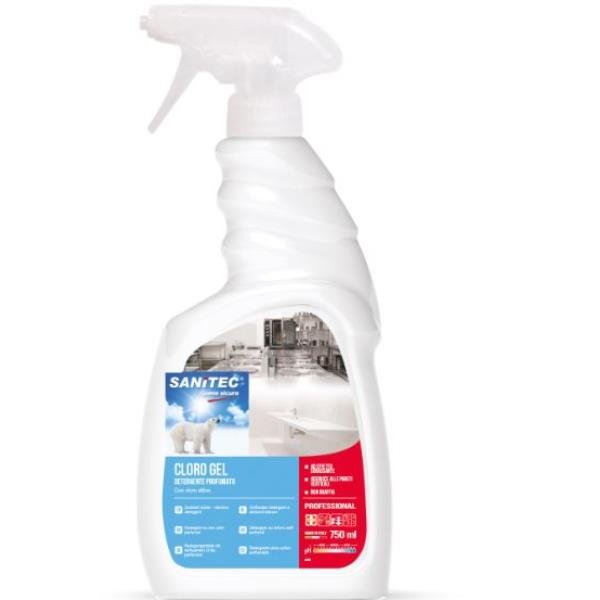 SANITEC CLORO GEL DETERGENTE SPRAY SANIFICANTE FLACONE DA …