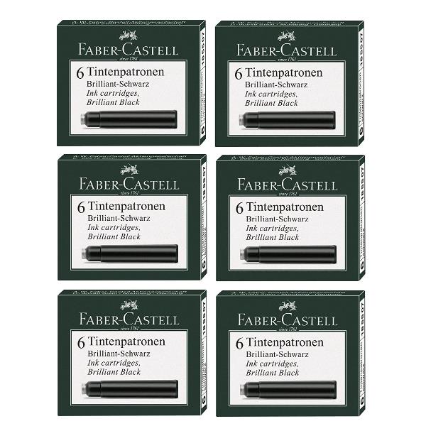 Faber-Castell - Cartuccia inchiostro - permanente - nero …