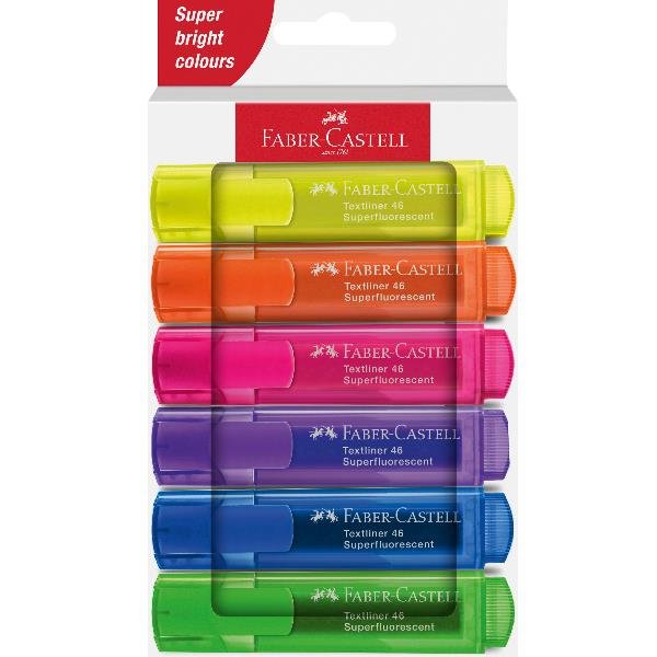 Faber Castel TEXTLINER 46 SUPERFLUORESCENT - Confezione da …