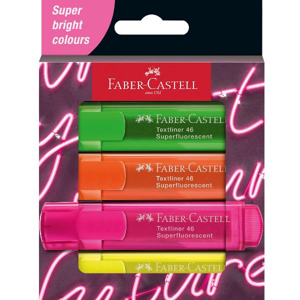 Faber Castel TEXTLINER 46 NEON - Confezione da …