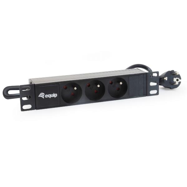 EQUIP 10 1U FRENCH RACKMOUNT POWER DISTR