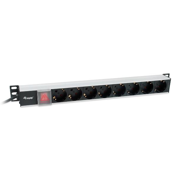 EQUIP 8-OUTLET GERMAN POWER DISTRIBUTION