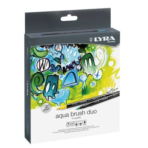 Pennarelli Aqua Brush Duo - punte 2,00 - …