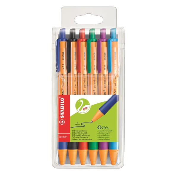 STABILO pointball - Penna a sfera - nero, …