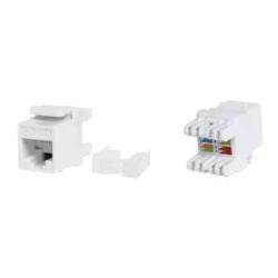 WP EUROPE PRESA RJ45U CAT.6 180 GRADI BIAN