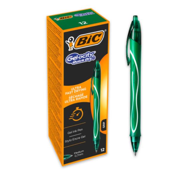 BIC CONF12 PENNE GEL-OCITY QUICK VERDE