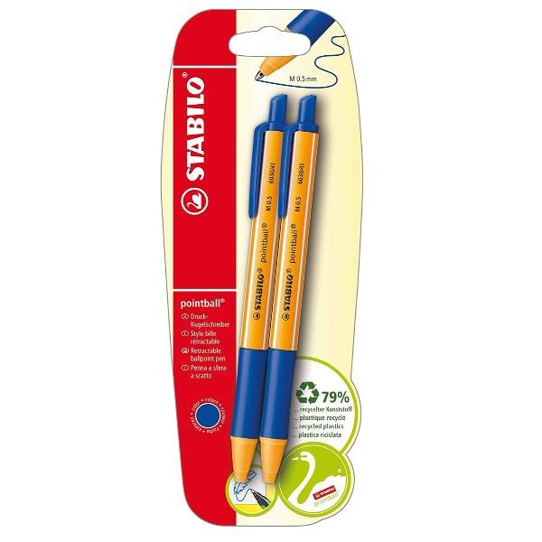 STABILO pointball - Penna a sfera - blu …