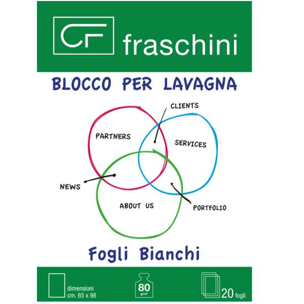 FRASCHINI BLOCCO PER LAVAGNA 20 FOGLI 650X980 mm …