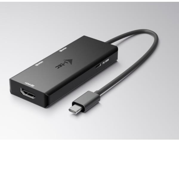 I-TEC USB-C TRIPLE 4K HDMI VIDEO ADPT. PD