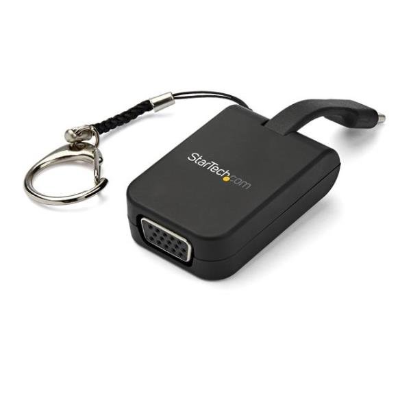 StarTech.com Adattatore portatile USB-C a VGA con portachiavi …