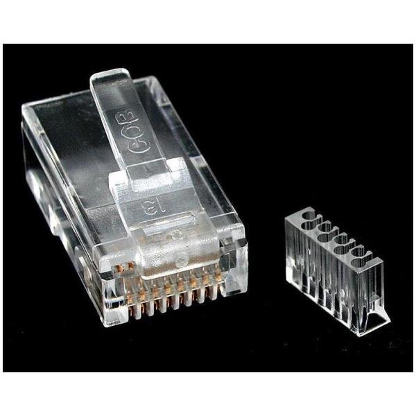 StarTech.com Connettore modulare RJ45 CAT6 per cavo solido …