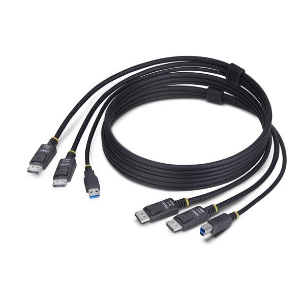 STARTECH CAVO KVM DOPPIO DP/USB