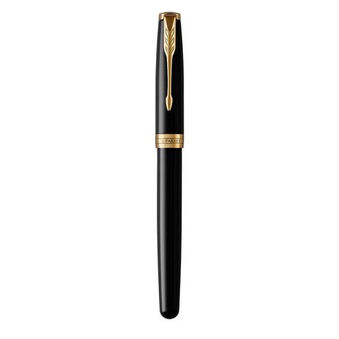 PARKER SONNET LACQUE PENNA STILOGRAFICA CORPO LACCATO NERO …
