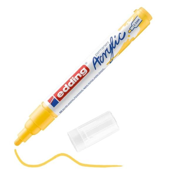 Edding 5300 acrylic marker fine, Giallo, Giallo, Medio, …