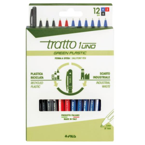 tratto 1Uno - Penna a sfera - colori …
