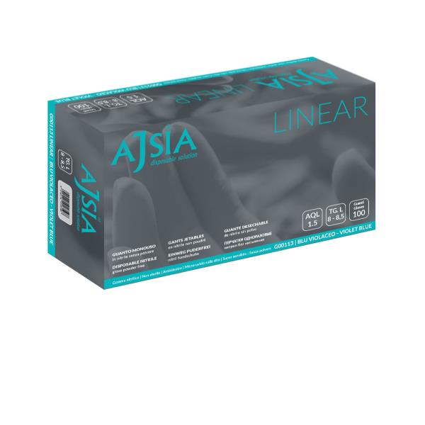 AJSIA CF100 TG.L LINEAR 3GR BLU VIOLACEO