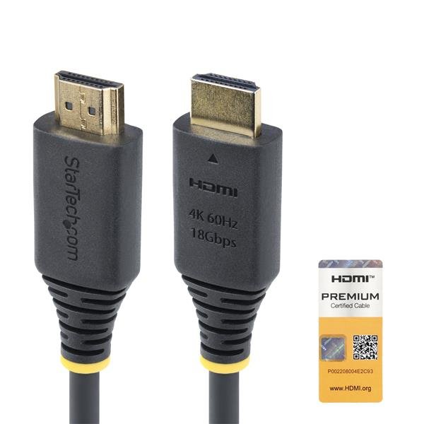 StarTech.com 1m (3.3ft) Premium Certified High Speed HDMI …