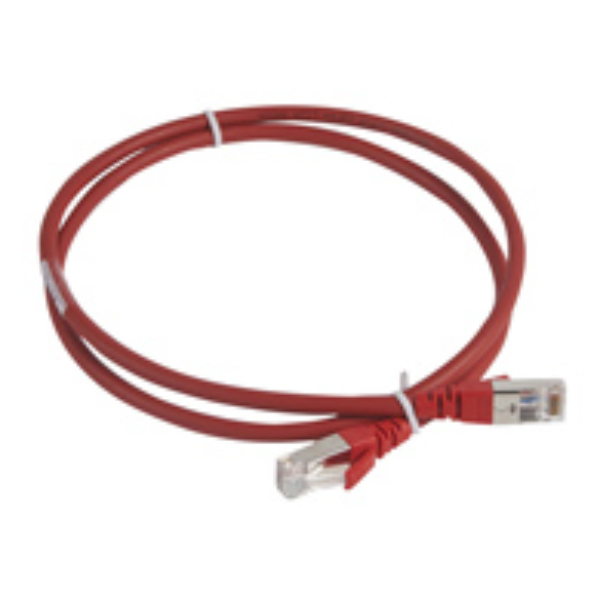 LEGRAND PATCH S/FTP CAT.6A LSHF ROSSO 2M