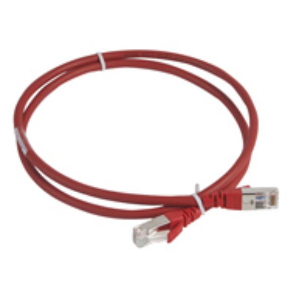 LEGRAND PATCH S/FTP CAT.6A LSHF ROSSO 3M
