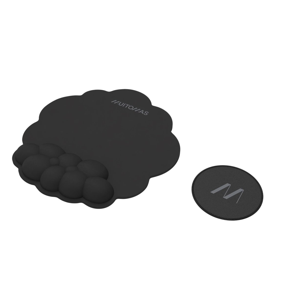MUITOMAS MOUSEPAD AND SAUCER BK