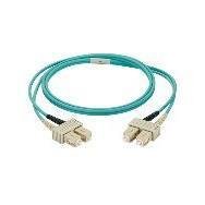 PANDUIT PATCH 2FO OM3 SCD/SCD AQUA 3M