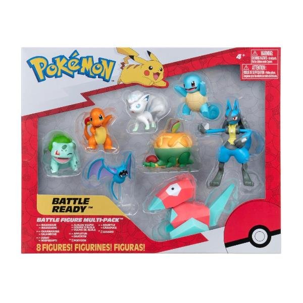 REI TOYS POKEMON BATTLE READY SET 8 PERSONAGGI …