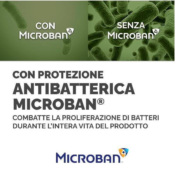 Mousepad con poggiapolsi in FoamFusion Microban PlusTouch - …