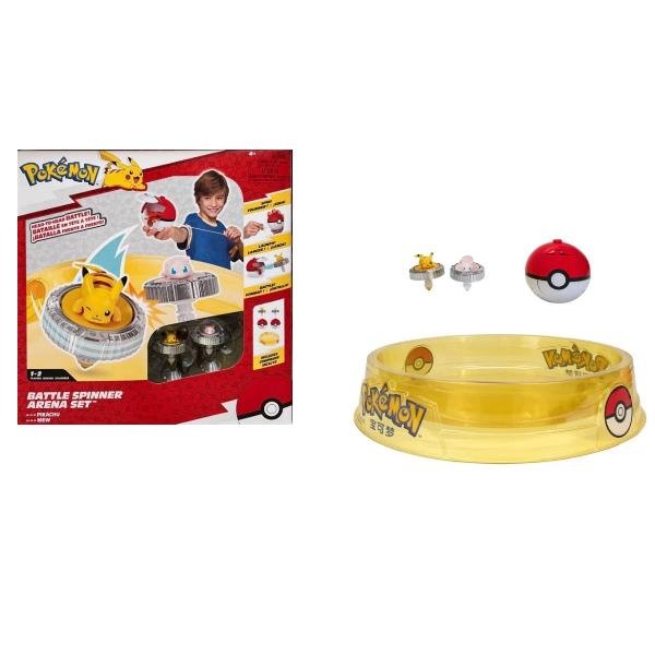 REI TOYS POKEMON ARENA DI COMBATTIMENTO CON TROTTOLE …