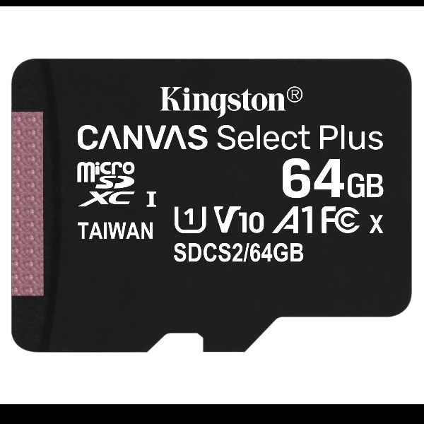 PARTI DI RICAMBIO 64GB MICROSDXC CANVAS SELECT