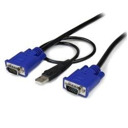 StarTech.com Cavo sottile KVM, VGA, USB, 2 in …