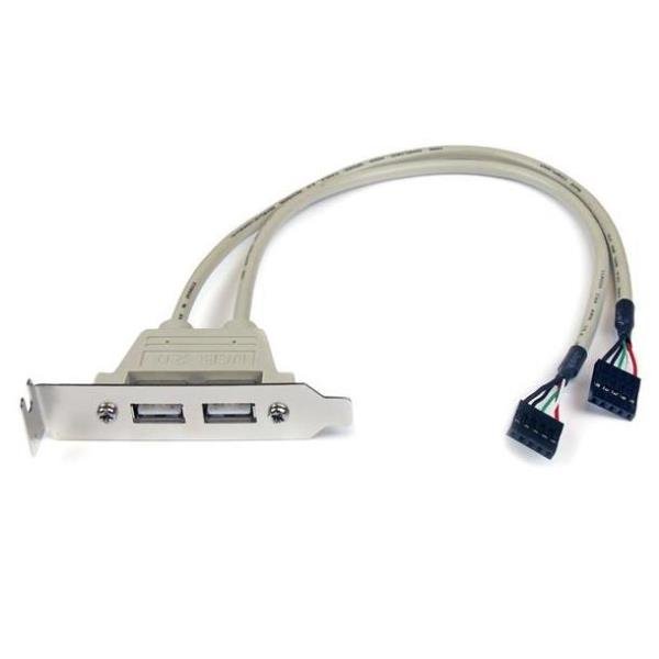 StarTech.com Adattatore piastra slot USB A femmina 2 …