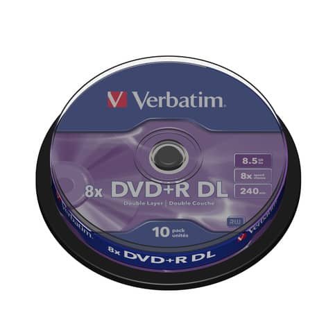 Verbatim - Scatola 10 DVD+R Dual Layer - …